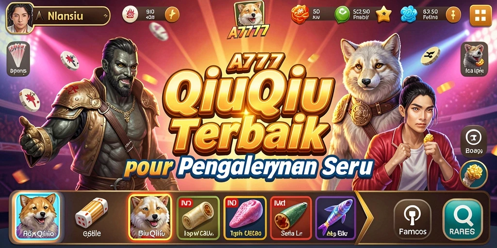 Tangkapan layar gameplay QiuQiu A7777 yang seru.