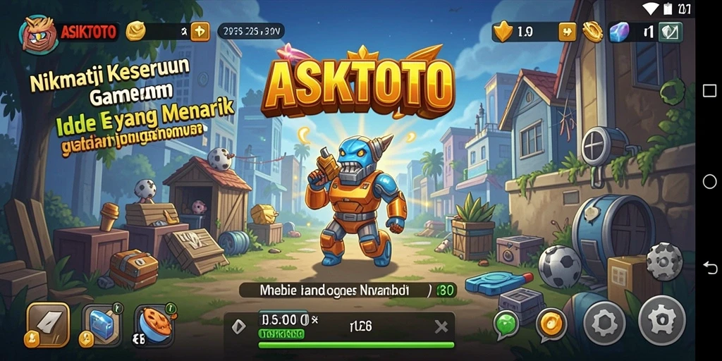 Tampilan gameplay ASIKTOTO yang menggugah selera bagi penggemar game Idle.