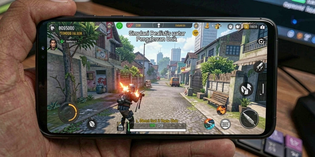 Tangkapan layar gameplay mendemonstrasikan pengalaman simulasi yang mendalam.