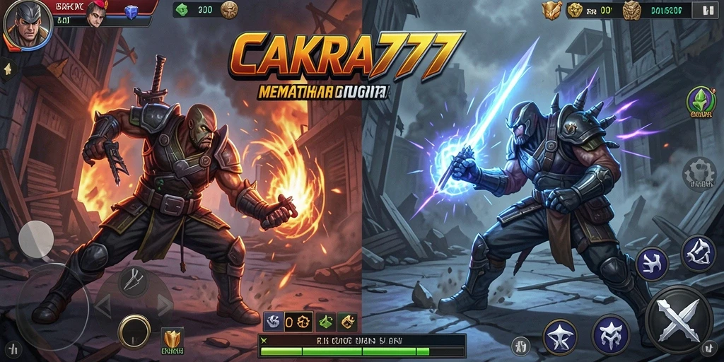 Tampilan gameplay Fighting yang mendebarkan di CAKRA777.