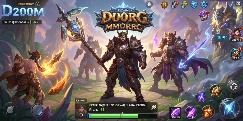 Tampilan menarik dari gameplay D200M yang penuh aksi.