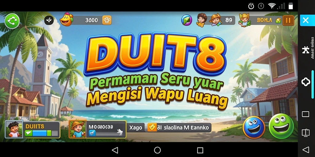 Tampilan menarik dari gameplay seru DUIT8 yang menghibur.