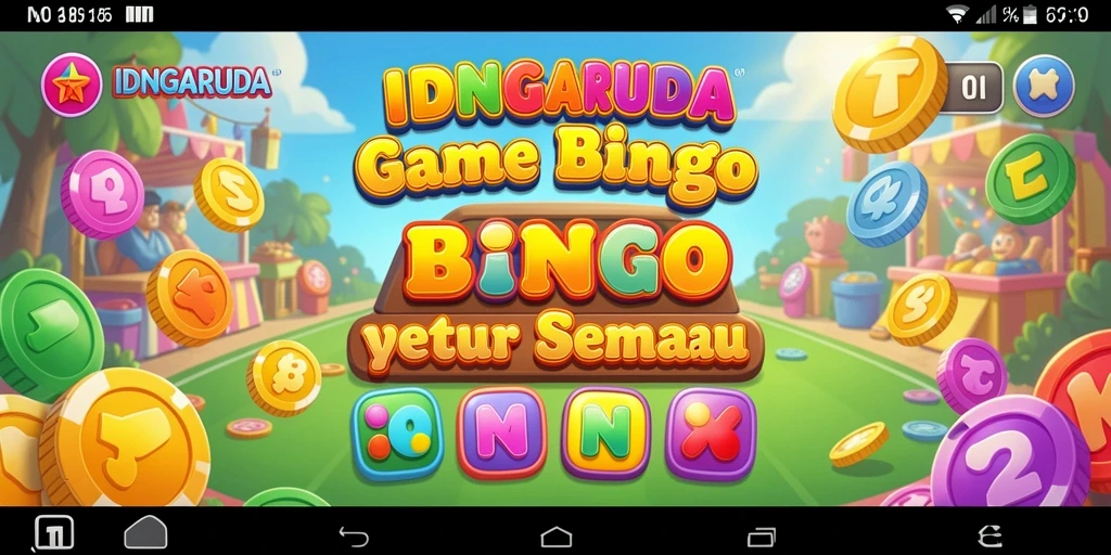 Screenshot gameplay IDNGARUDA saat bermain Bingo yang seru.