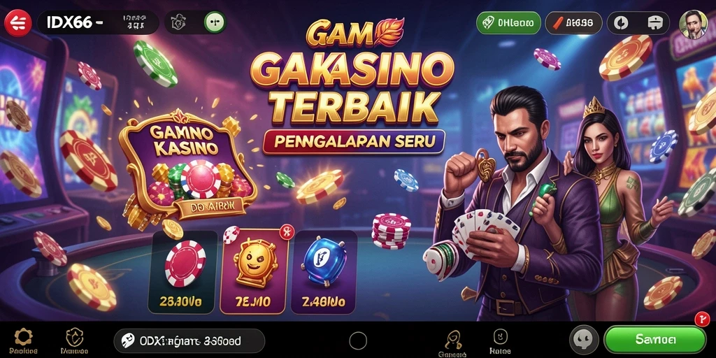 Tampilan gameplay seru di IDX66 dengan berbagai pilihan permainan Kasino.