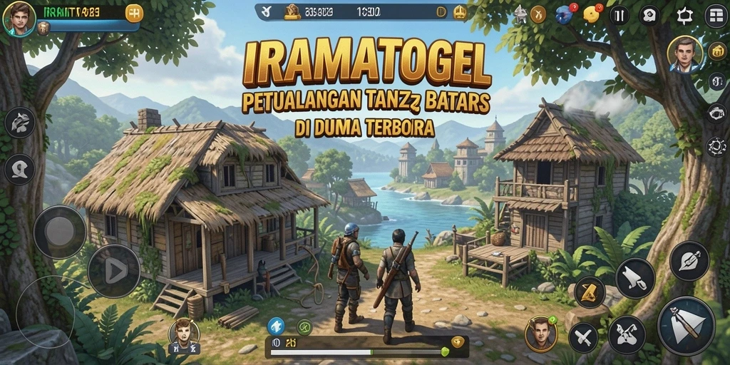 Tampilan gameplay IRAMATOGEL dengan dunia terbuka yang luas.