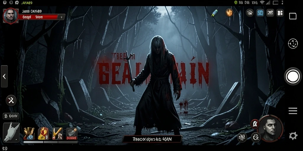 Tampilan gameplay JAYA89 yang menegangkan dan penuh kengerian.