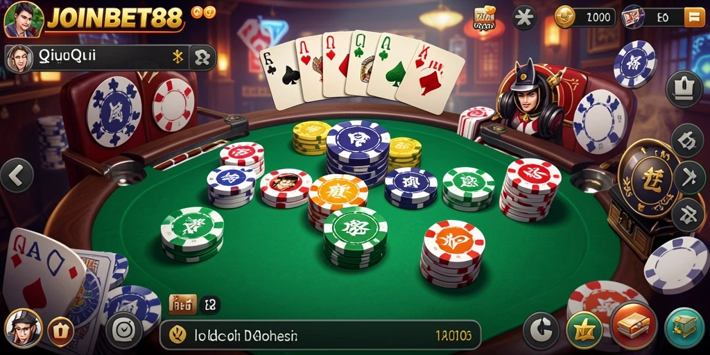 Screenshot gameplay QiuQiu JOINBET88 yang seru dan menyenangkan.