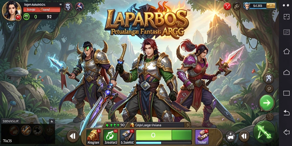 Tangkap momen epik dalam pertempuran petualangan ARPG.