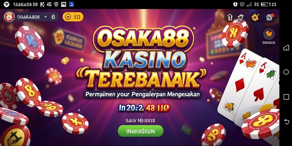 Tampilan gameplay seru di OSAKA88 dengan berbagai pilihan permainan Kasino.