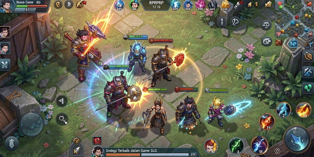 Screenshot gameplay RPRPRP dengan aksi strategi seru.