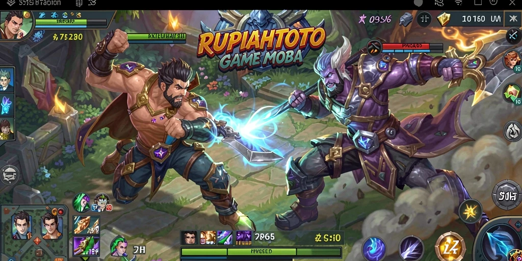 Gameplay seru RUPIAHTOTO dengan pertarungan taktis dan karakter unik.