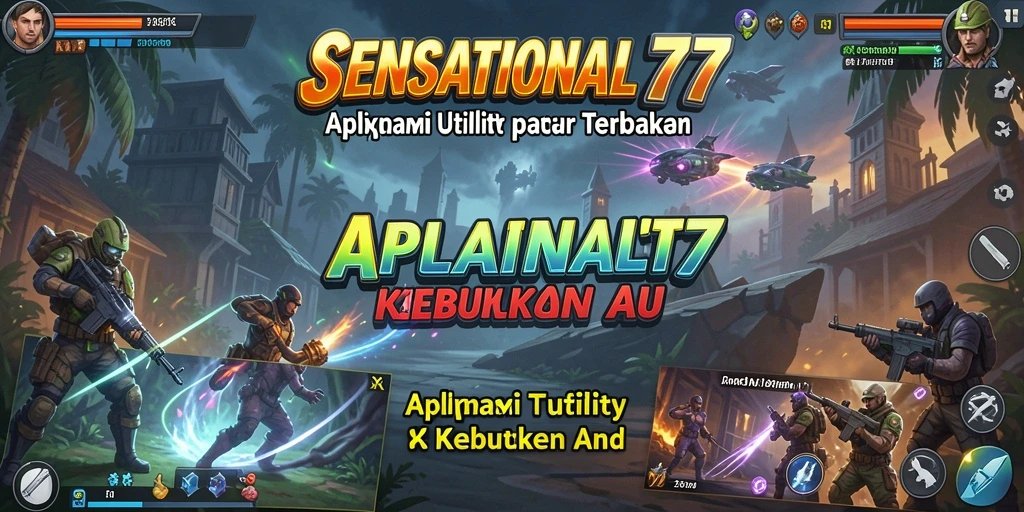 Tampilan antarmuka pengguna SENSATIONAL77 yang intuitif dan fungsional.