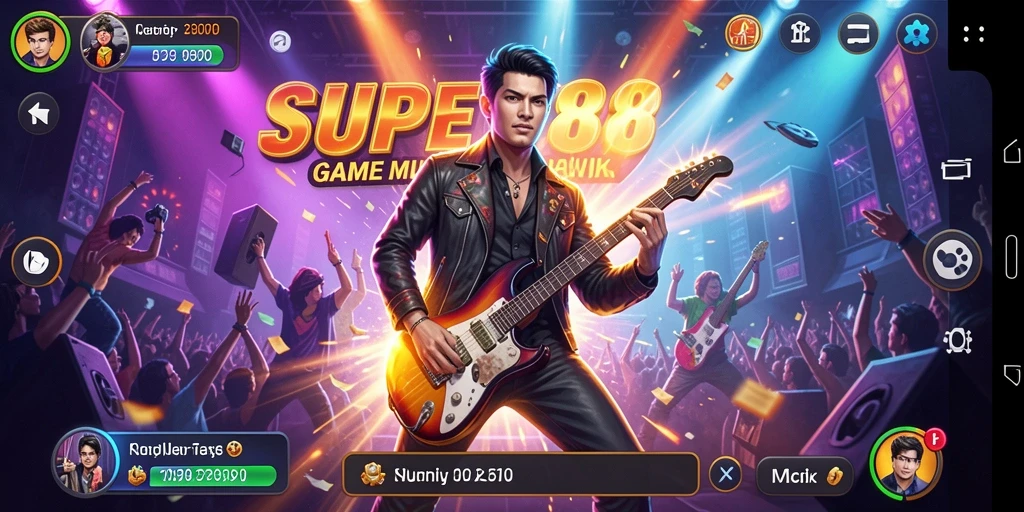 Gameplay <strong>SUPER88</strong> yang seru dan interaktif untuk penggemar musik.
