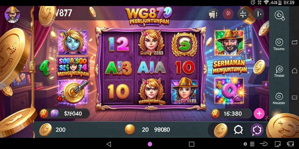 Tampilan gameplay yang seru dari game Slot WG87.