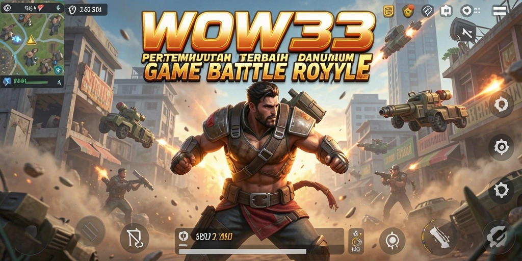 Gameplay menegangkan dalam pertempuran Battle Royale WOW33.